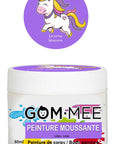 GOM-MEE Peinture moussante Soins corporels Gom-Mee Lilas Licorne  