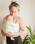 Gustine Écharpe tissée de portage Portage Gustine baby carrier Pampas mojitos Taille 5