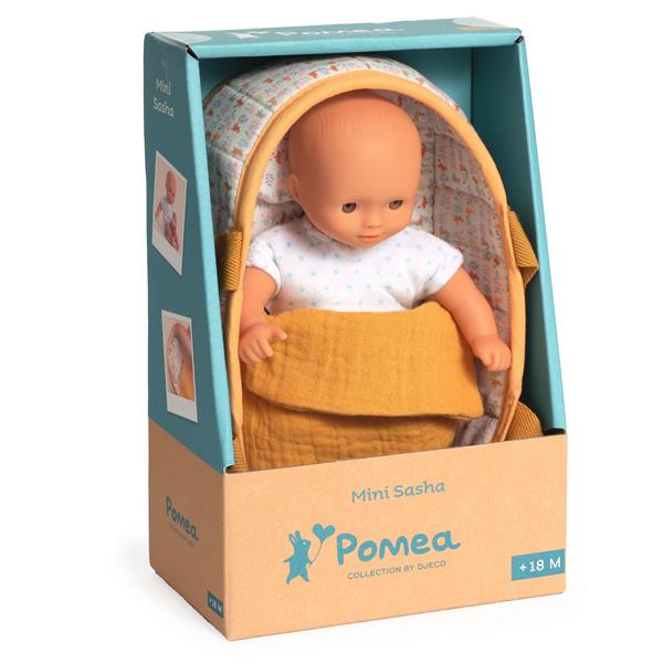 Djeco Pomea Mini poupée Bébé Sasha Jouets Djeco