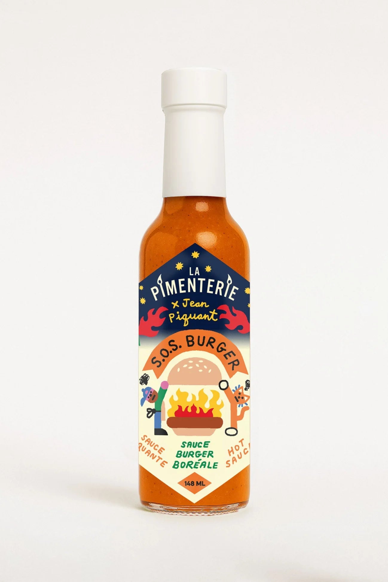 La pimenterie X Jean Piquant Sauce piquante S.O.S. Burger Gourmandise La pimenterie