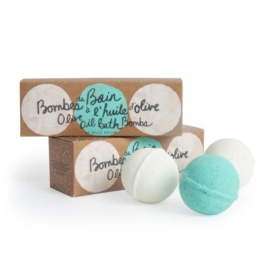 Lolo et moi Trio Bombes de bain à l'huile d'olive Soins corporels Lolo et moi