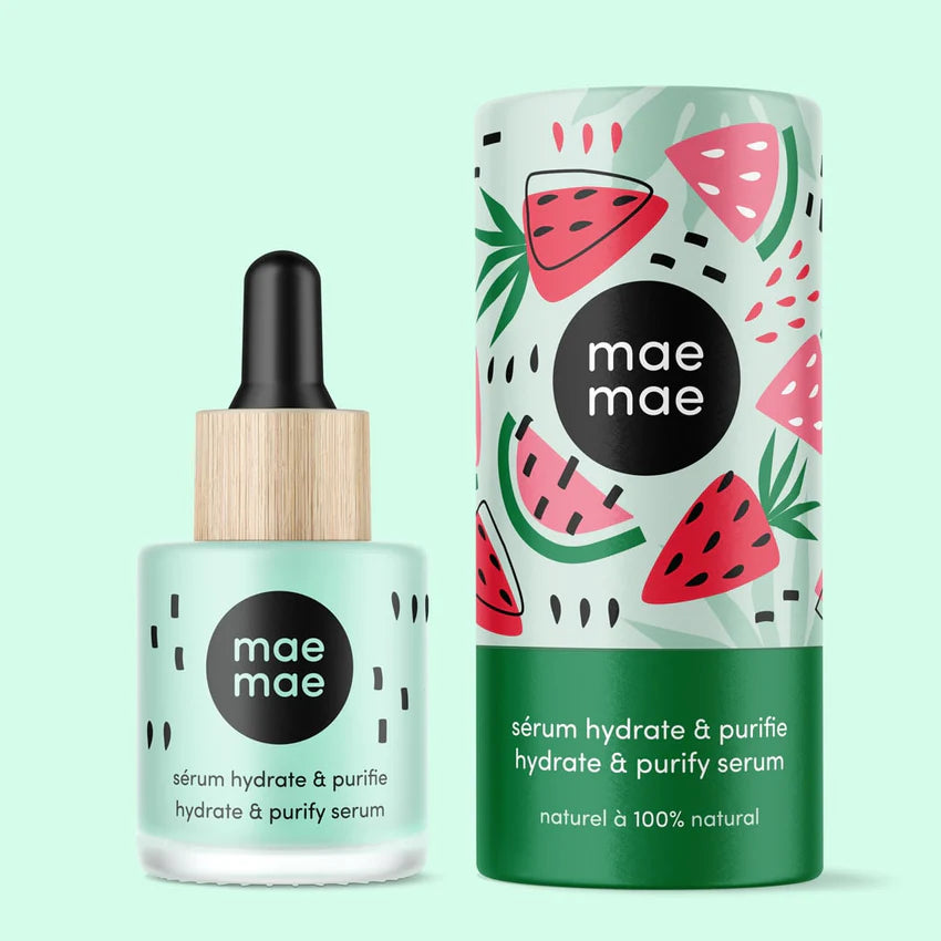 Maemae Sérum hydratant et purifiant Fraise et Melon d'eau Maemae