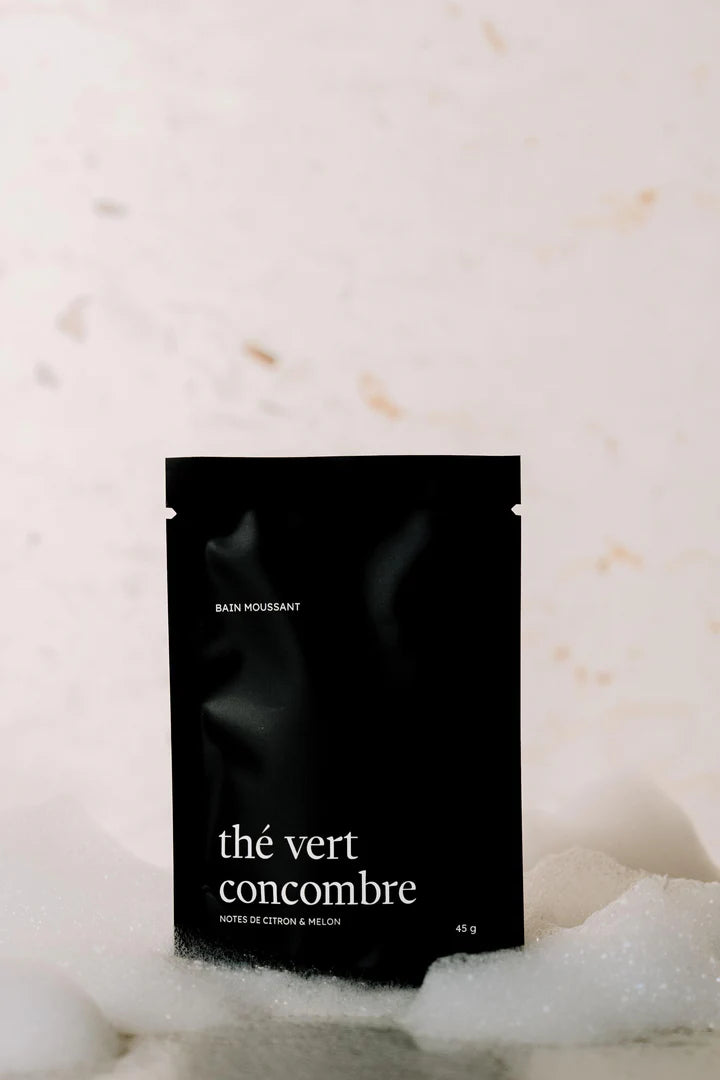 Marée Chandelles Bain moussant 45g Soins corporels Marée Chandelles Thé vert Concombre