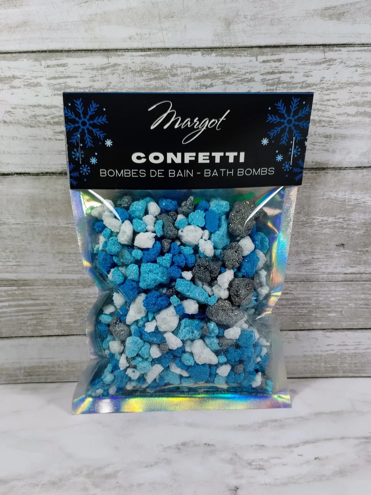 Confettis de bain - Édition spéciale Noël Soins corporels Margot Flocons