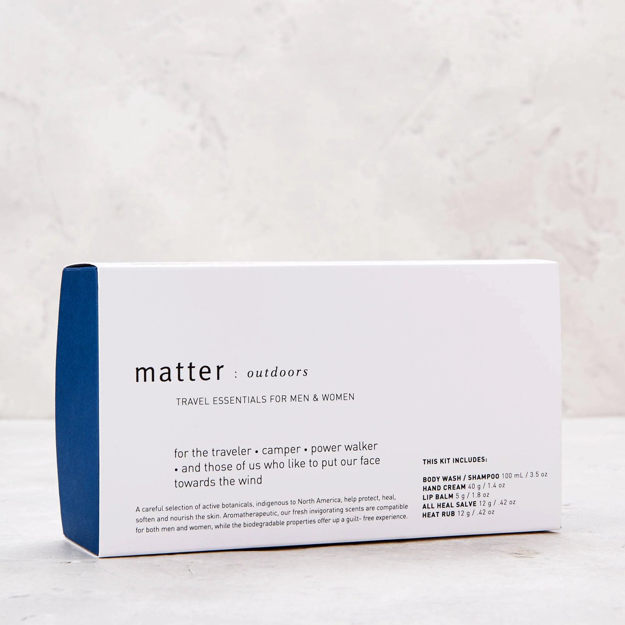 Matter Company Trousse d'essentiels de voyage unisexe Soins corporels Matter Company