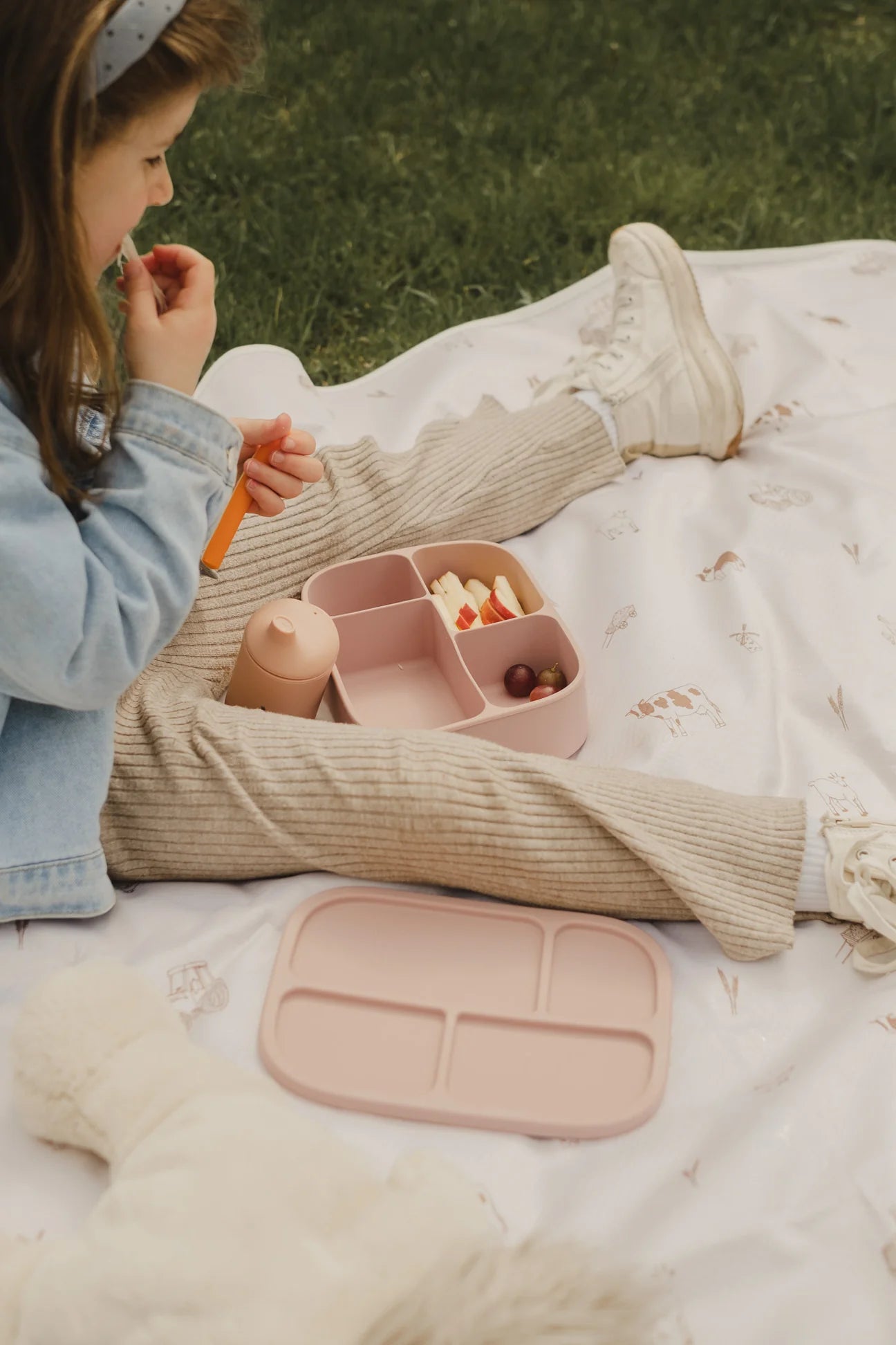 Micasso & Co Boîte à lunch bento en silicone Alimentation Micasso & Co Rose