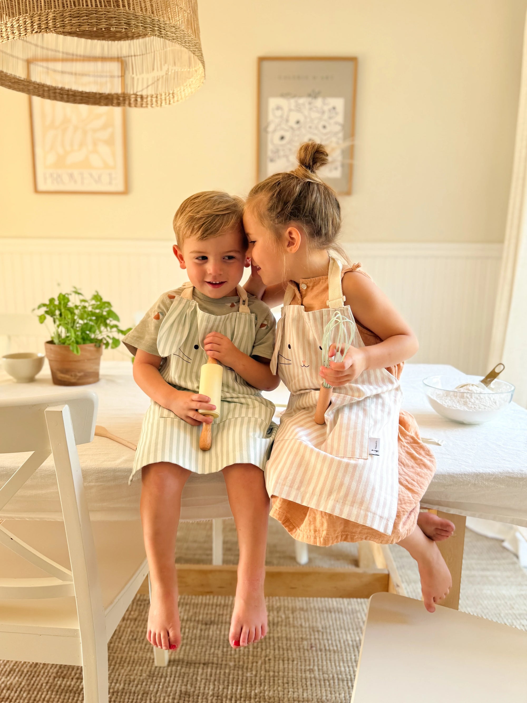 Micasso & Co Tablier de cuisine pour petit chef Vêtements Micasso & Co