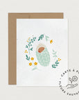 Mimosa Design Carte de souhait à planter Naissance Accessoires Mimosa Design Petit cocon