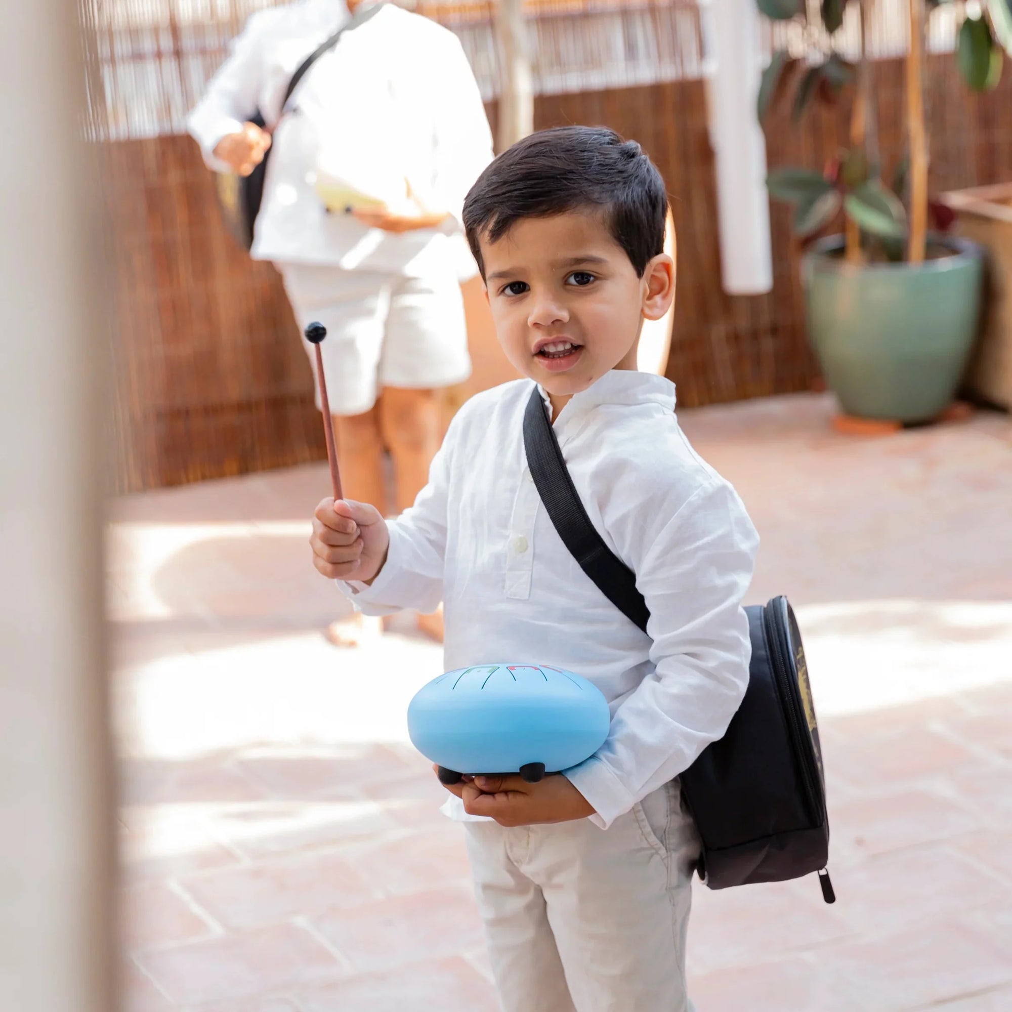 Tambu Tambour en acier 8 tonalités Sky Kite Bleu ciel Jouets Tambu