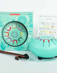 Tambu Tambour en acier 8 tonalités Teal Peal Turquoise Jouets Tambu