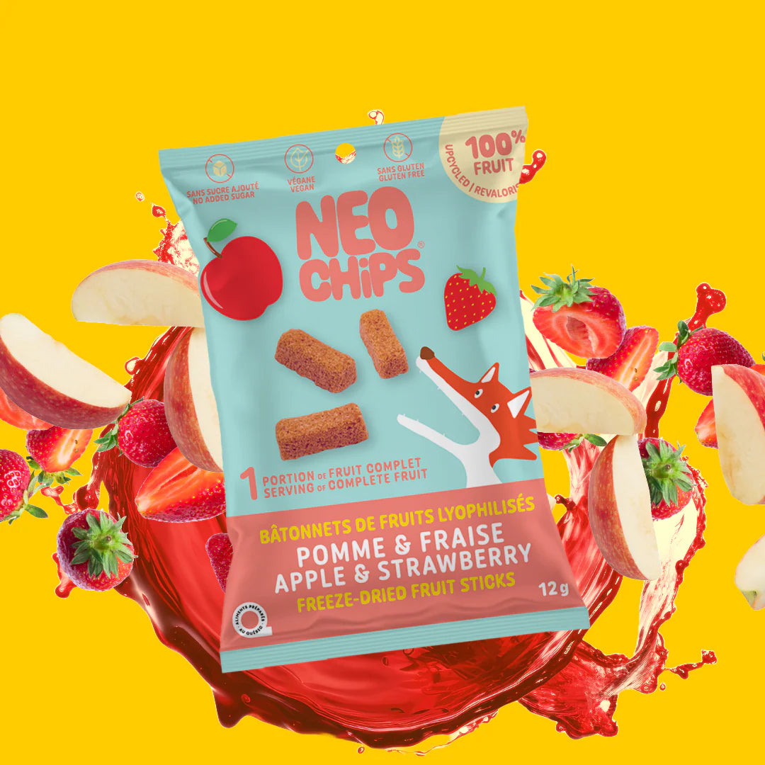 Néo Chips Bâtonnets pommes & fraises Gourmandise Néo Chips
