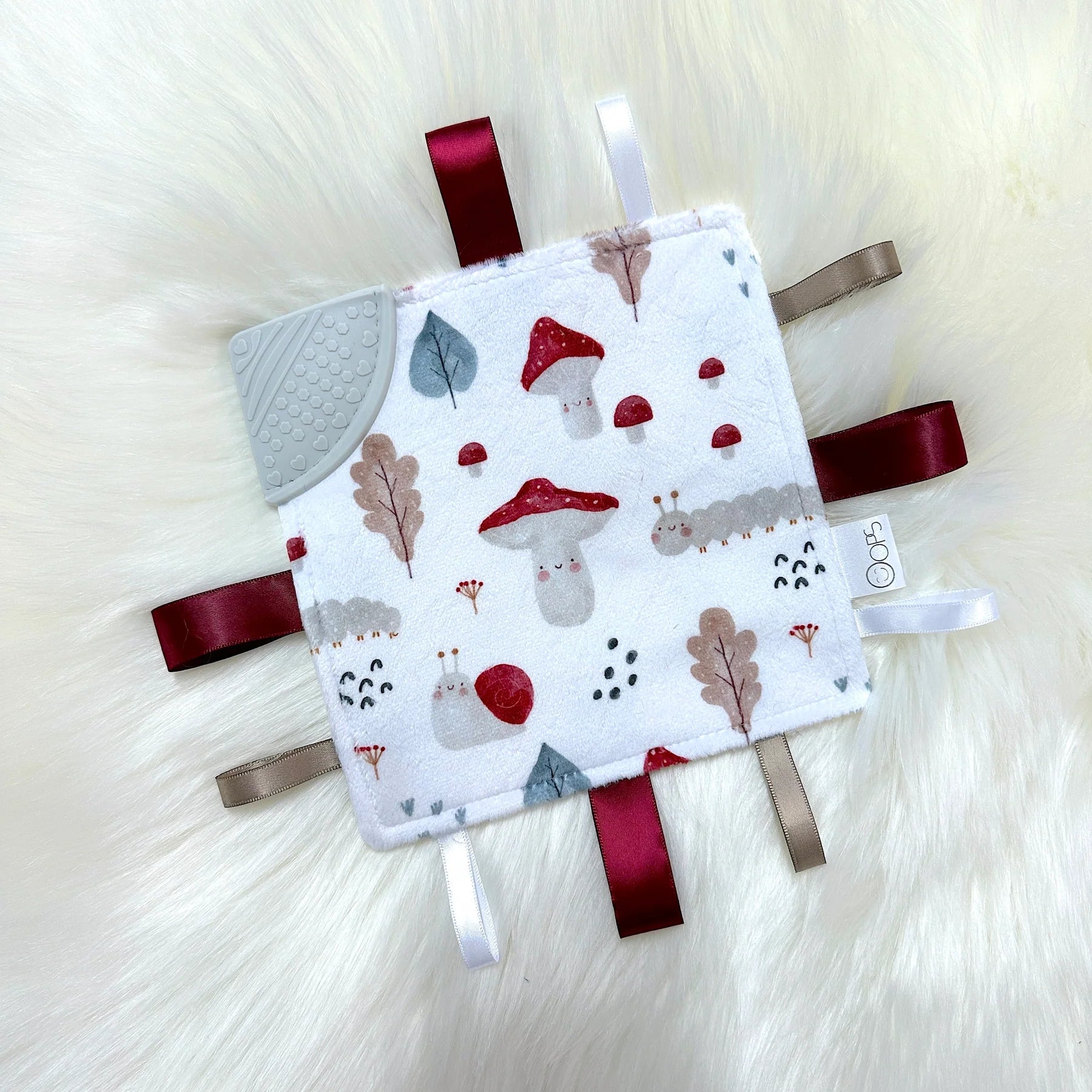 OleOops Doudou craquante à étiquettes Jouets OleOops Trésors de la forêt