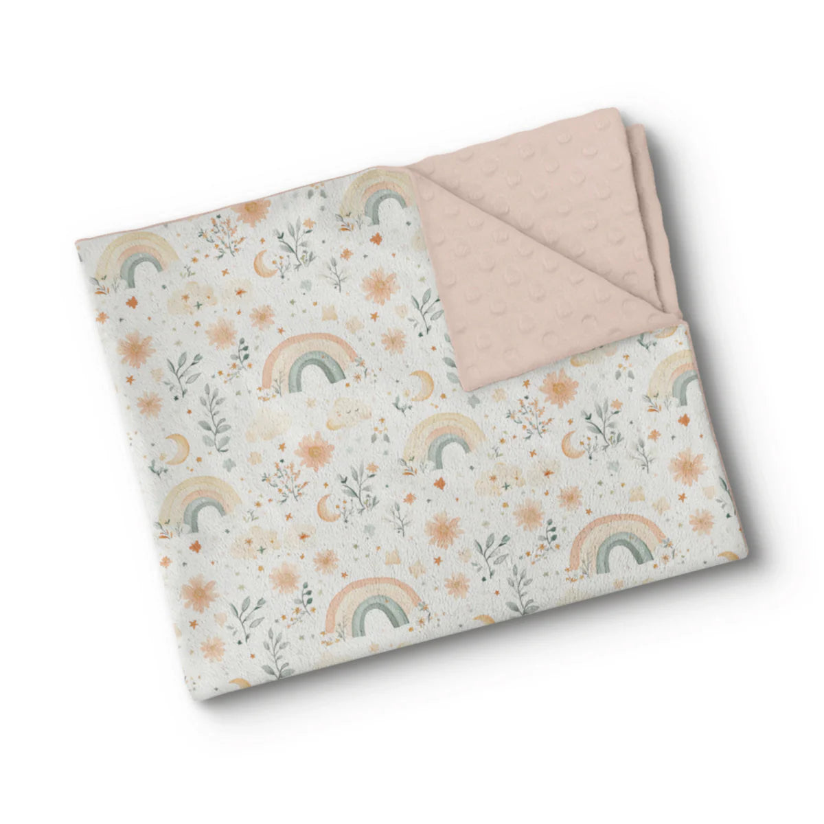 OleOops Couverture de minky pour bébé 30x40 Dodo OleOops À l'horizon