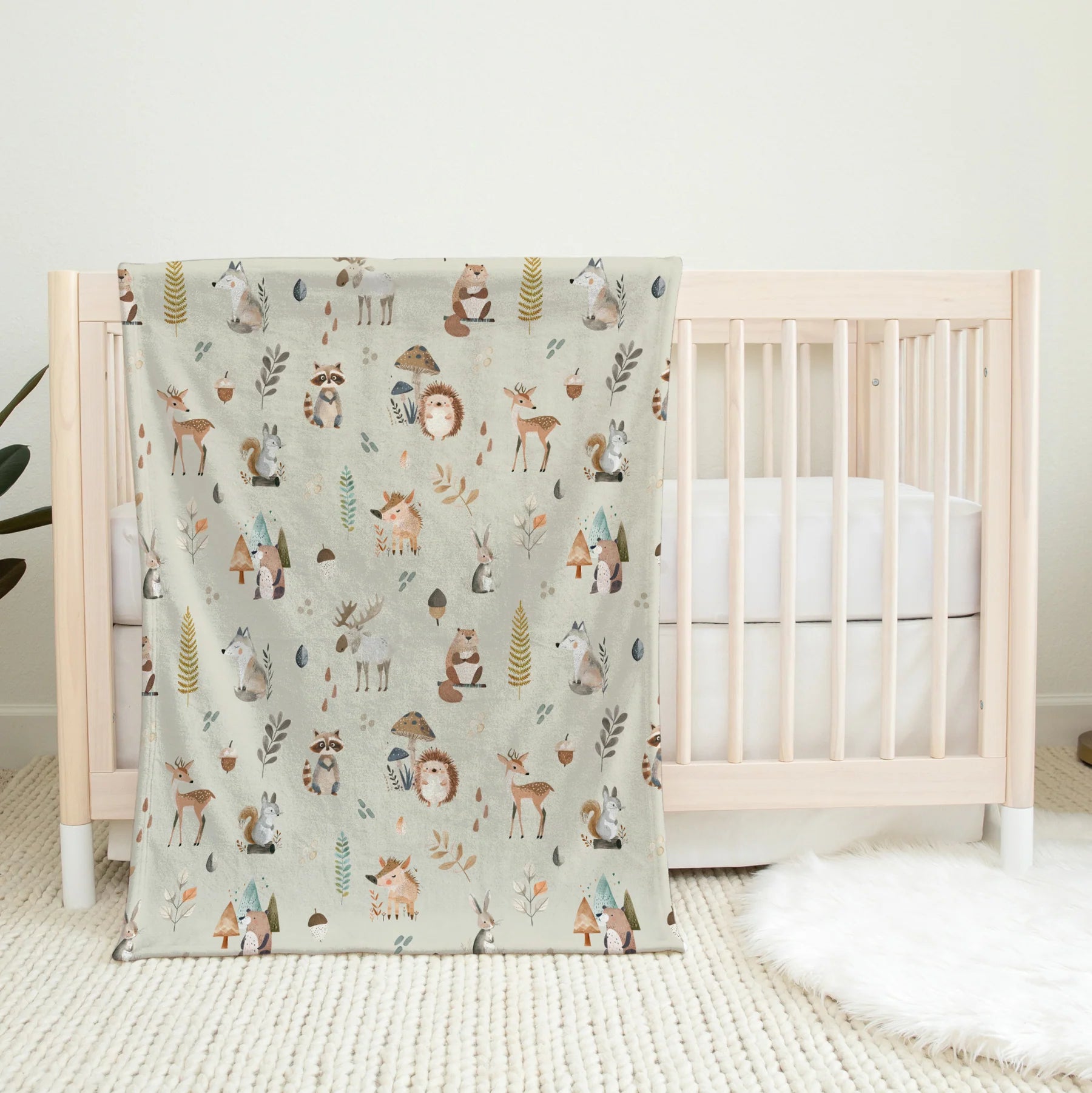 OleOops Couverture de minky pour bébé 30x40 Dodo OleOops