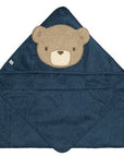 Perlimpinpin Serviette à capuchon pour bébé Bain Perlimpinpin Ours