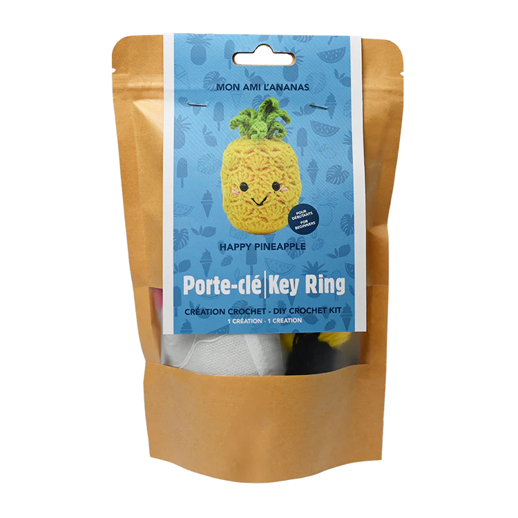 PBI ART Kit DIY Porte-clés - Mon ami l'ananas Jouets PBI ART