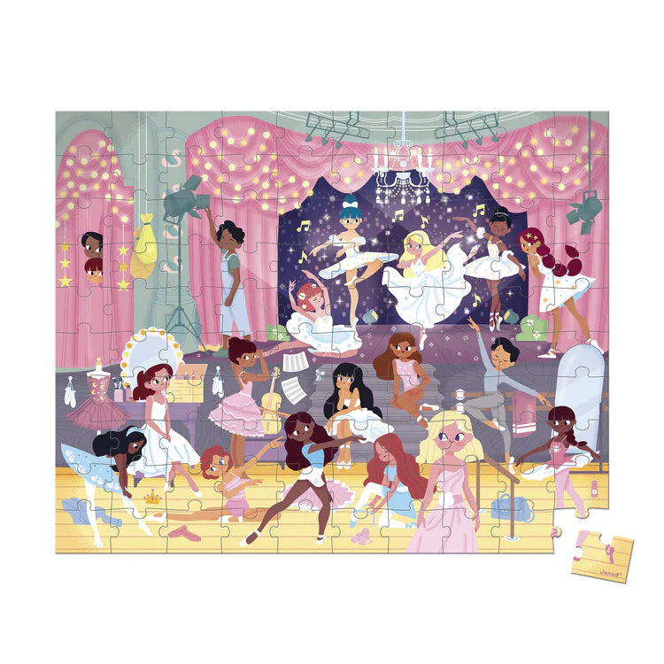 Janod Casse-tête Les danseuses 100 pièces Jouets Janod