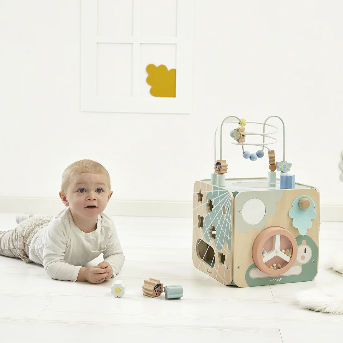 Janod Maxi cube multi-activités - Collection Sweet cocoon Jouets Janod