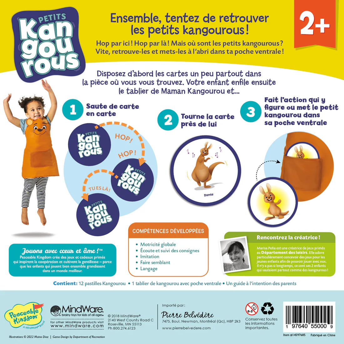 Peaceable Kingdom Petits kangourous Jouets Peaceable Kingdom