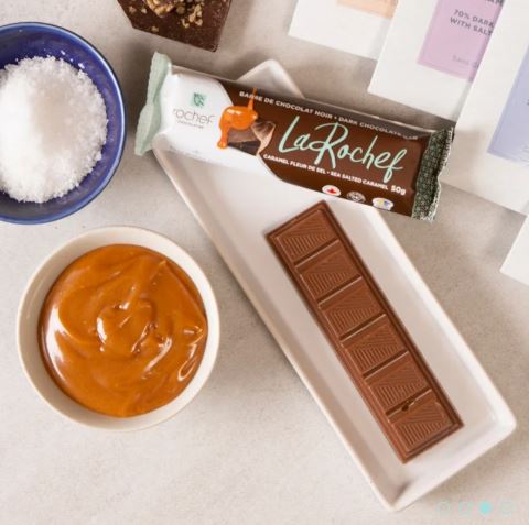 Rochef Chocolatier Barre de chocolat au caramel salé Gourmandise Rochef Chocolatier