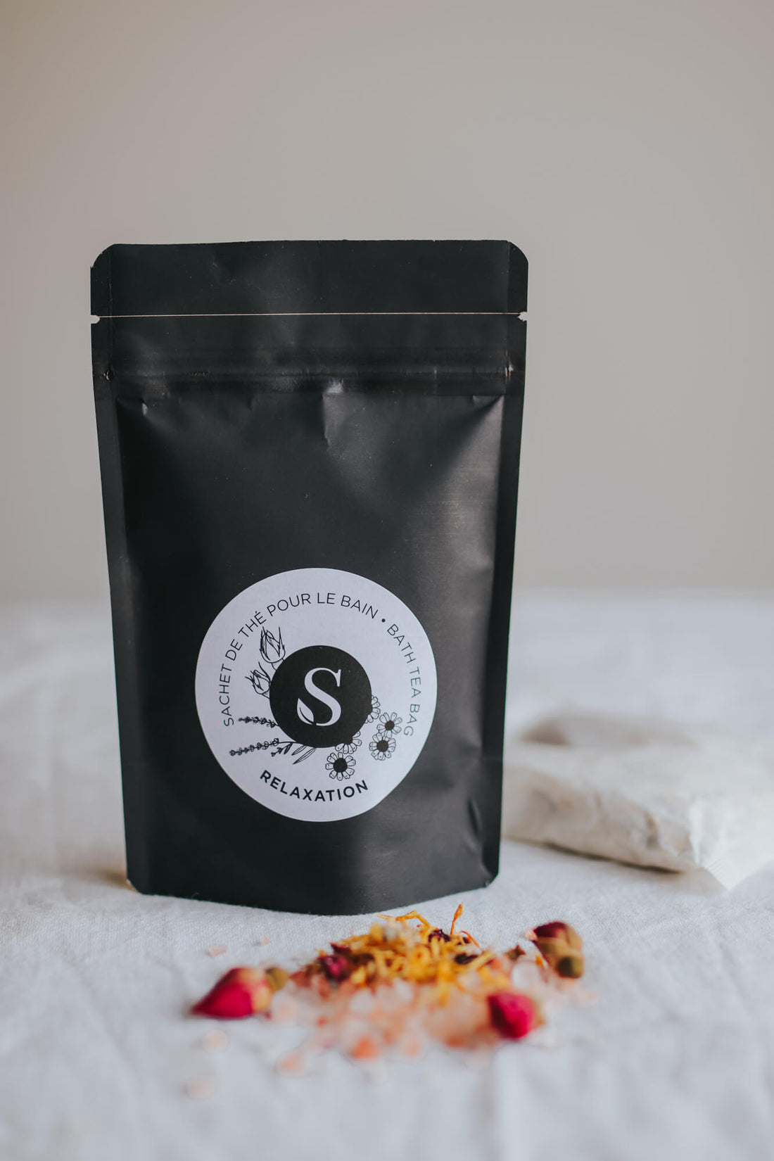 Savonnerie Saponaria Thé pour le bain Mélange Relaxation Soins corporels Savonnerie Saponaria