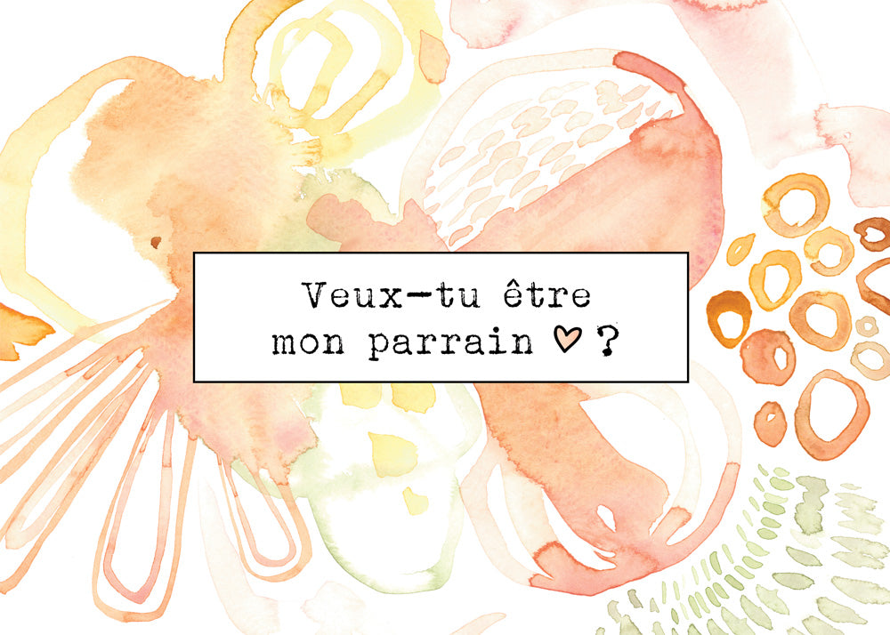 Stéphanie Renière Carte de souhait Marraine/Parrain Accessoires Stéphanie Renière Romane - Parrain