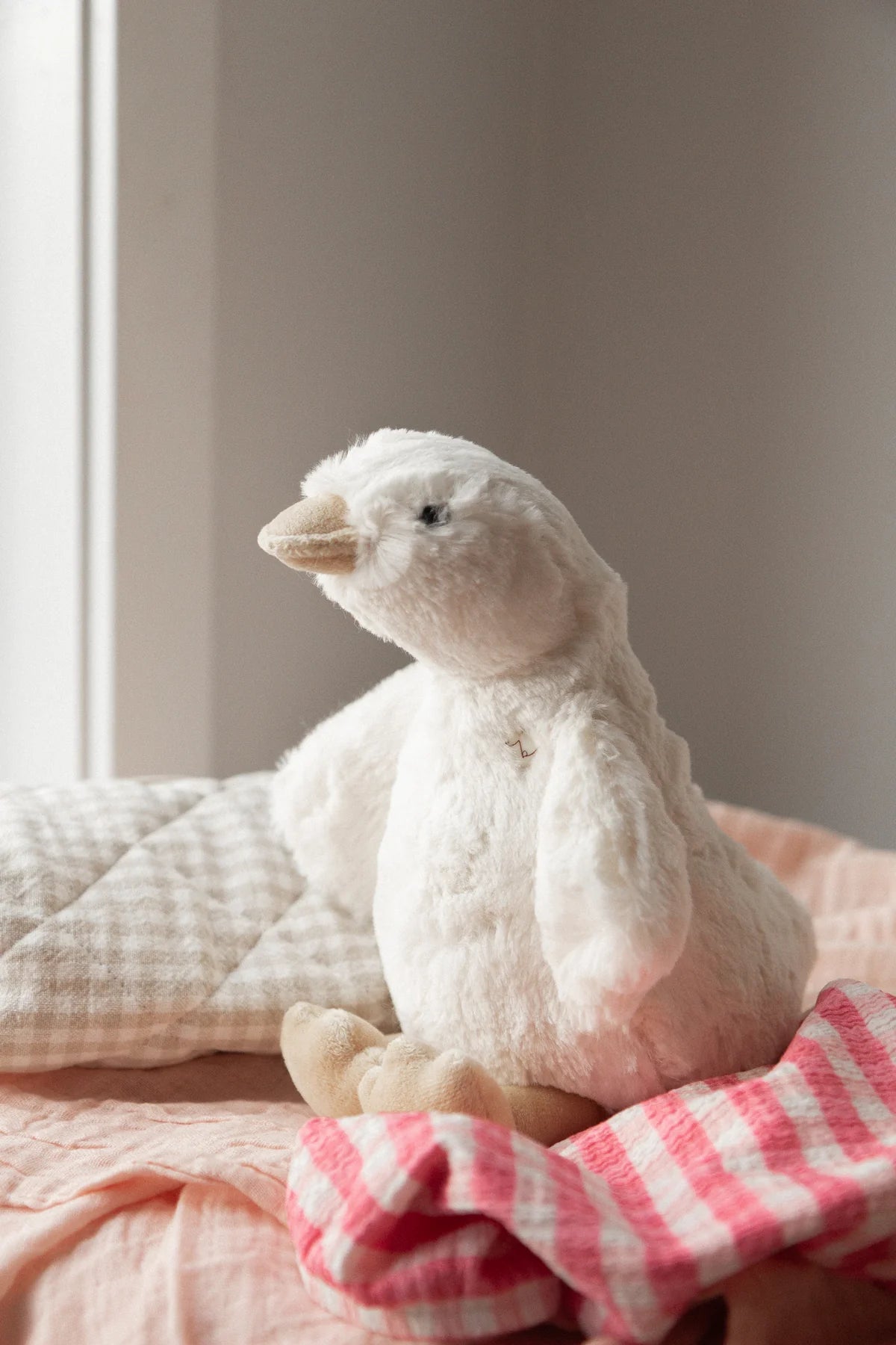 Snuggle Bunnies Peluche Rose le canard Snuggle Bunnies