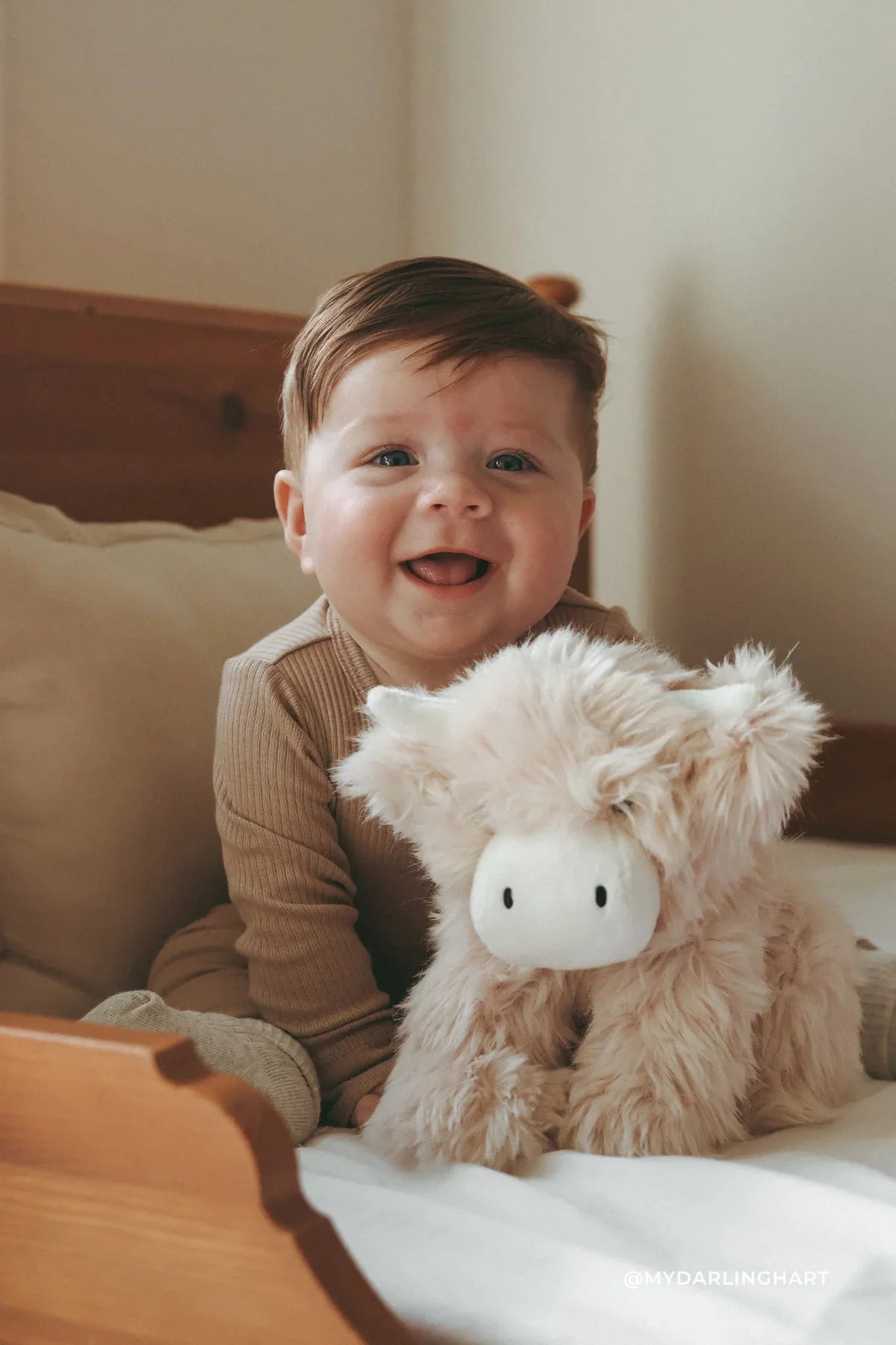 Snuggle Bunnies Peluche Hilda la vache highland Snuggle Bunnies