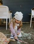 Zak & Zoé Tuque réversible Zak & Zoé Rose-Gris 6-24 mois