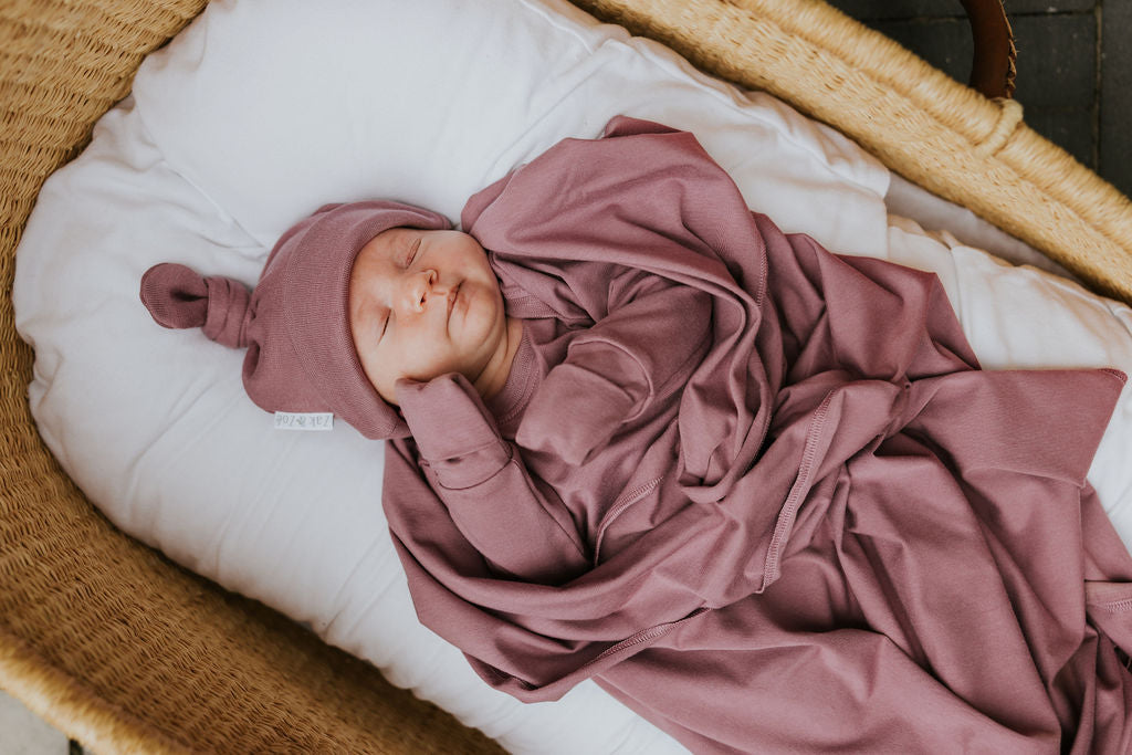 Zak &amp; Zoé Bonnet en bambou pour nouveau-né 0-3 mois Vêtements Zak &amp; Zoé Lilas