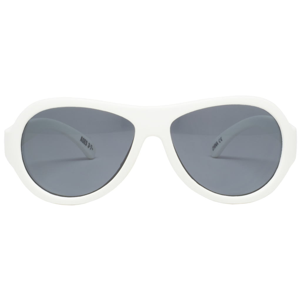 Babiators Lunettes de soleil 3-5 ans Aviator Accessoires Babiators Wicked white  