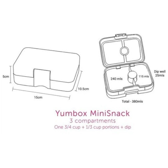 Yumbox Mini Collation 3 compartiments Alimentation Yumbox   