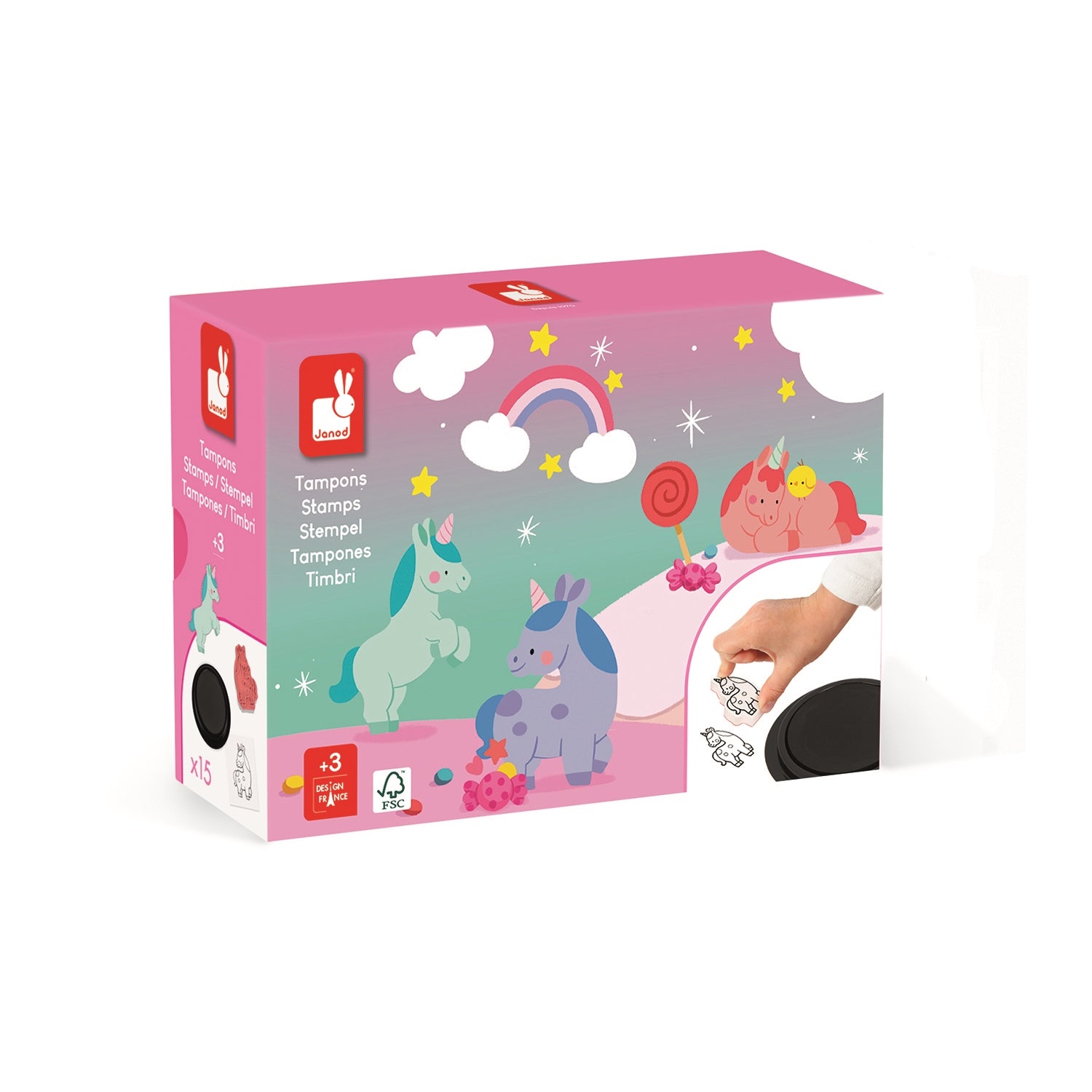 Janod Estampes de licornes Jouets Janod   