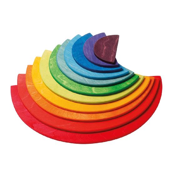 Grimm's Demi-cercle multicolore 11 morceaux Jouets Grimm's Spiel & Holz Design   