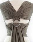 Gustine Écharpe extensible de portage pré-nouée 2 en 1 en bambou ou en coton MK Baby Portage Gustine baby carrier Sauge (bambou)  