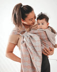 Gustine Écharpe à anneaux Ring Sling en lin Portage Gustine baby carrier Dream coral