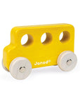 Janod Véhicule de bois Jouets Janod Autobus jaune  