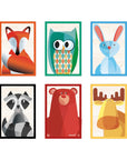 Janod Casse-tête 6 cubes Forêt Jouets Janod
