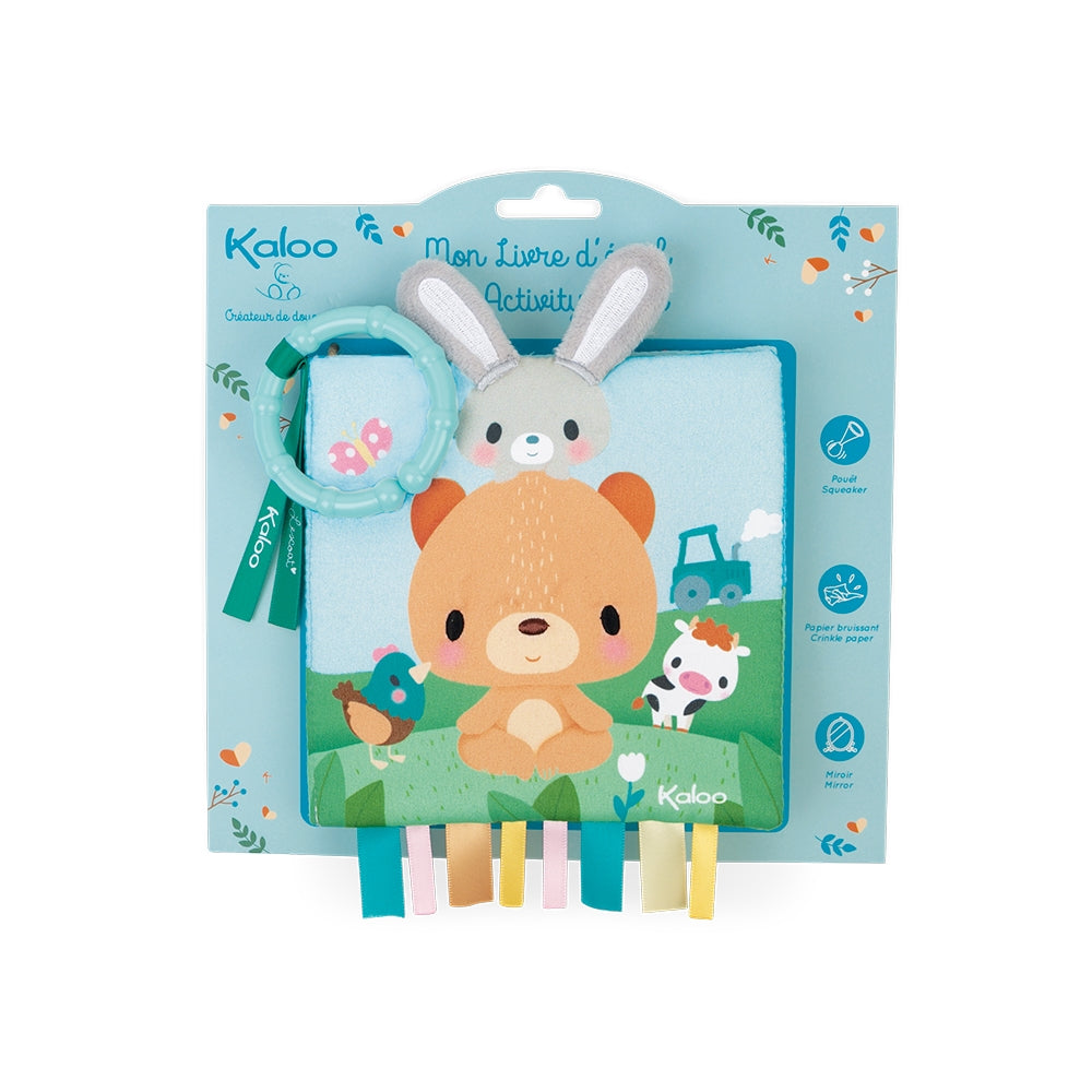 Kaloo mon livre d'éveil Jouets Kaloo Choo à la ferme  