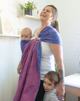 Gustine Écharpe à anneaux Ring Sling en lin Portage Gustine baby carrier