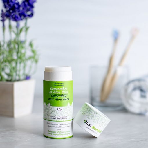 Ola bamboo Déodorant naturel concombre et aloe vera Soins corporels Ola Bamboo   