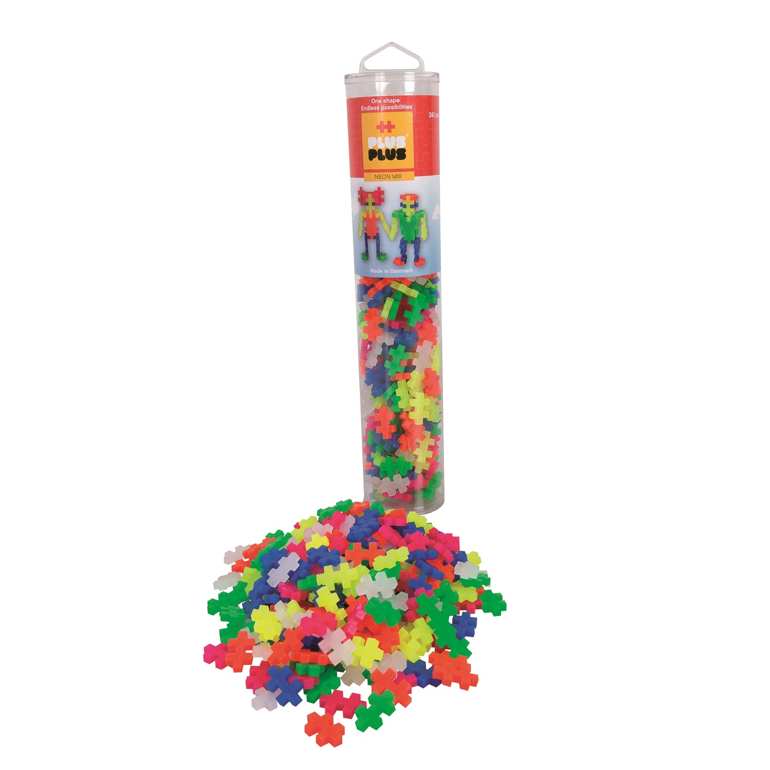 Plus Plus ++ MINI Tube néon 240 morceaux Jouets Plus Plus   