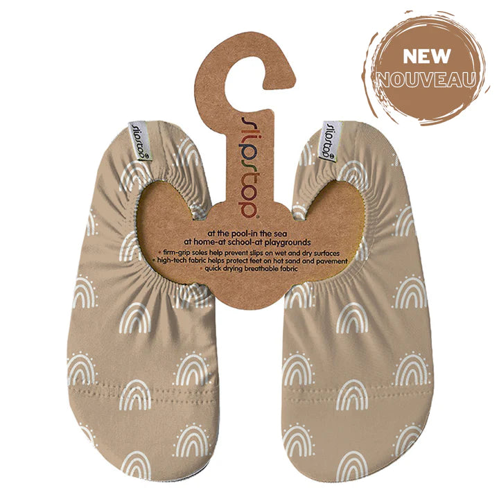 SlipStop Chaussons à semelles adhérentes Enfants XS 12-24 mois (5.5-7) Vêtements SlipStop Caramel junior