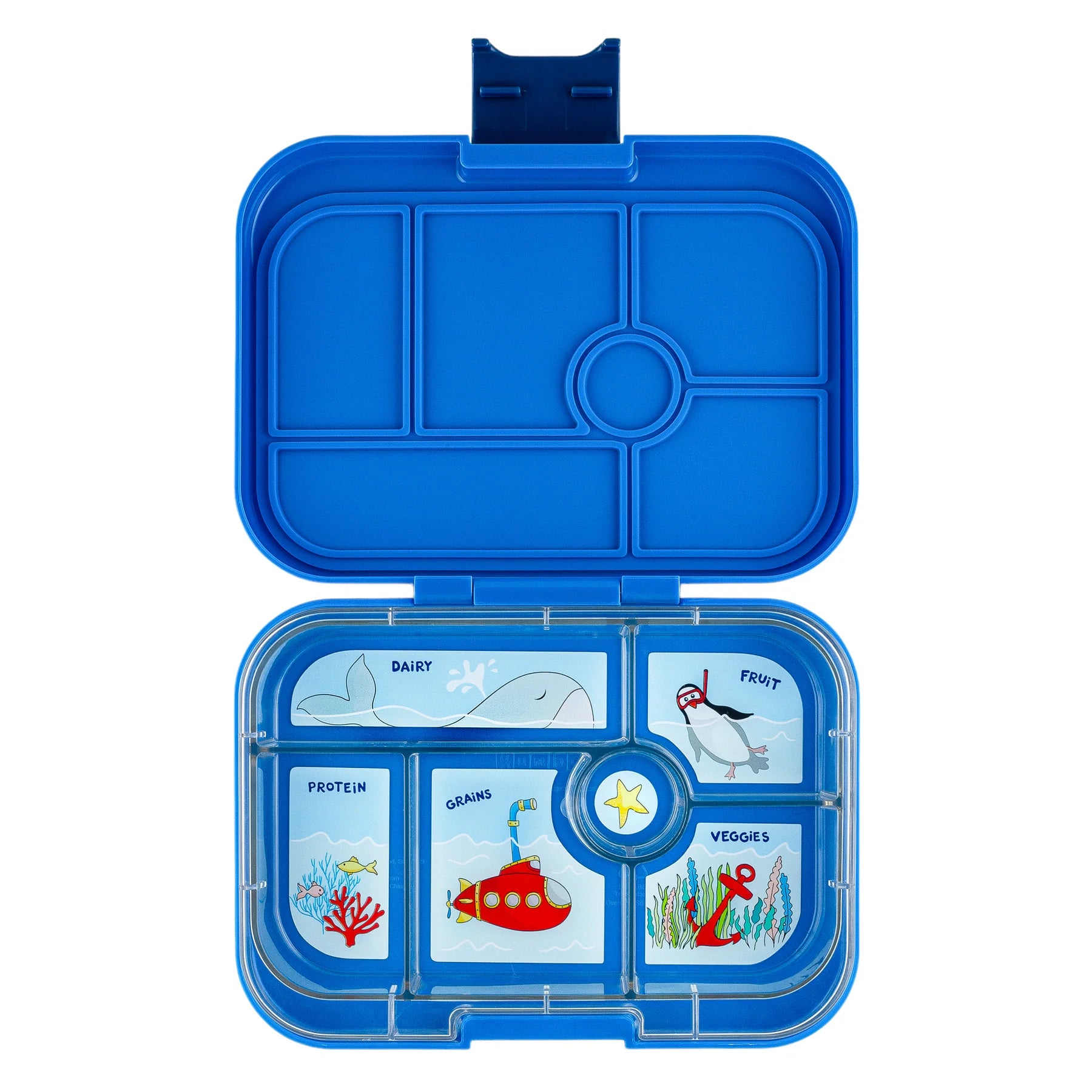 Yumbox Originale 6 compartiments Alimentation Yumbox Surf blue  