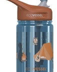 Ecovessel Gourde Splash à paille 12 oz Alimentation Ecovessel Camping  