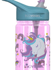 Ecovessel Gourde Splash à paille 12 oz Alimentation Ecovessel Licorne  