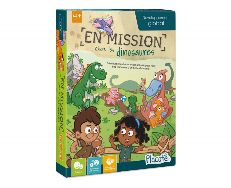 Placote En misssion chez les dinosaures Jouets Placote : Jeux de langage   