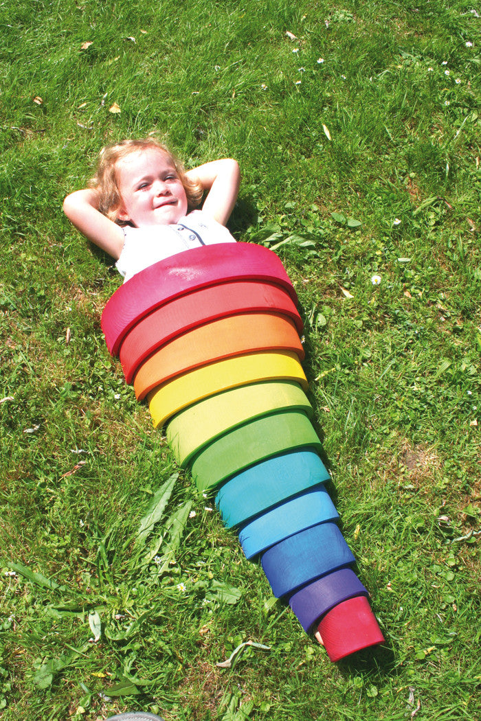 Grimm's Arc-en-ciel multicolore 12 morceaux Jouets Grimm's Spiel & Holz Design   