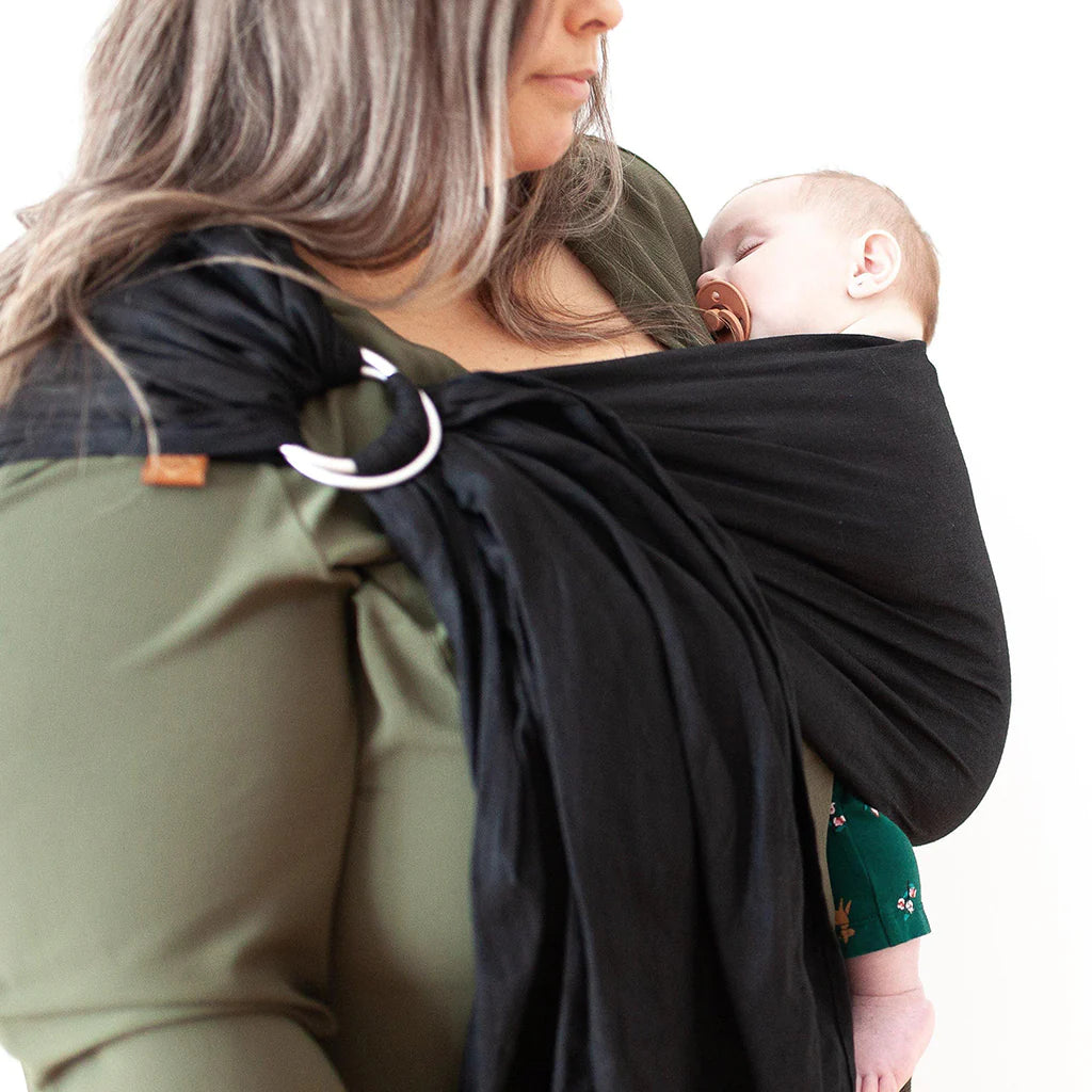 Gustine Écharpe à anneaux Ring Sling en lin Portage Gustine baby carrier Intemporel
