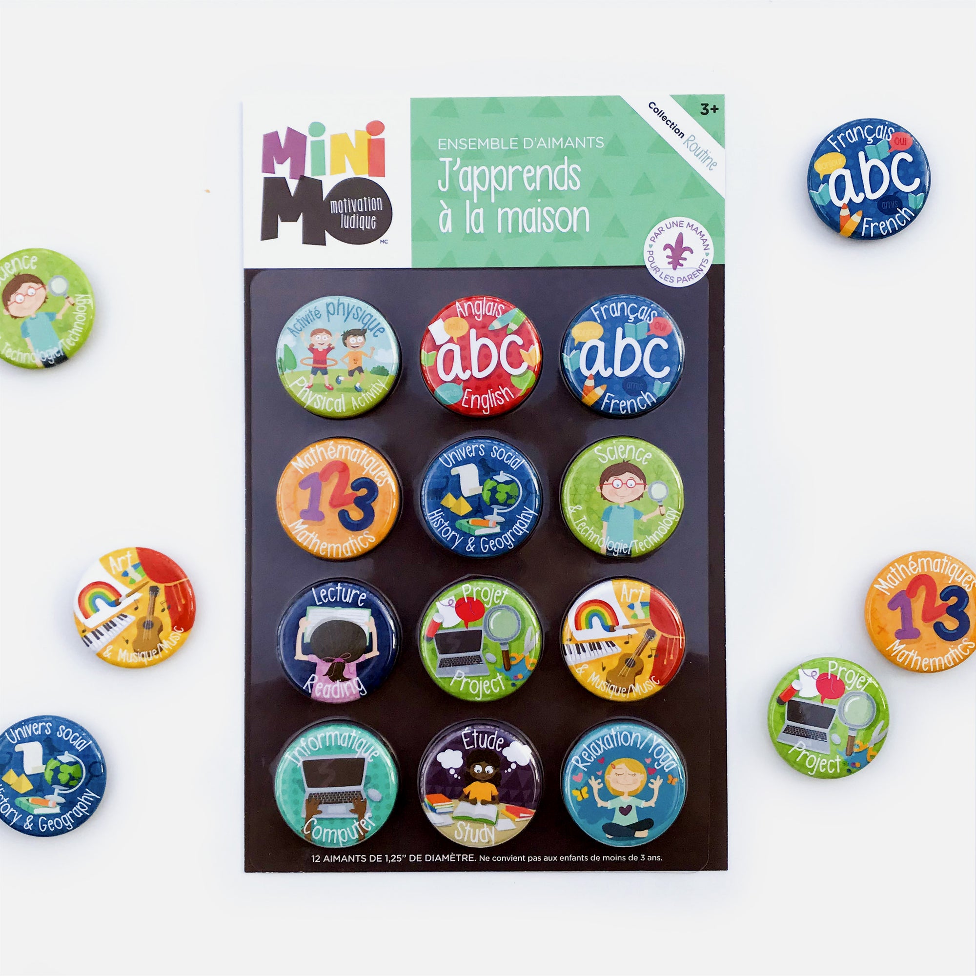 Minimo J'apprends à la maison Éducation Minimo Playful Motivation Ludique   
